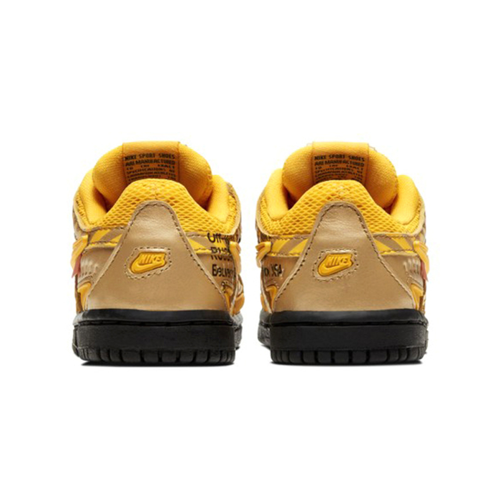 OFF-WHITE x Nike Rubber Dunk "University Gold"