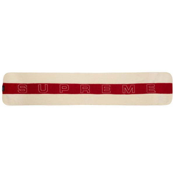 Supreme FW18 Polartec Scarf Natural