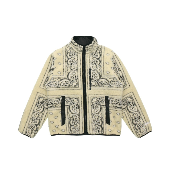 Supreme FW19 Week 3 Reversible Bandana Fleece Jacket