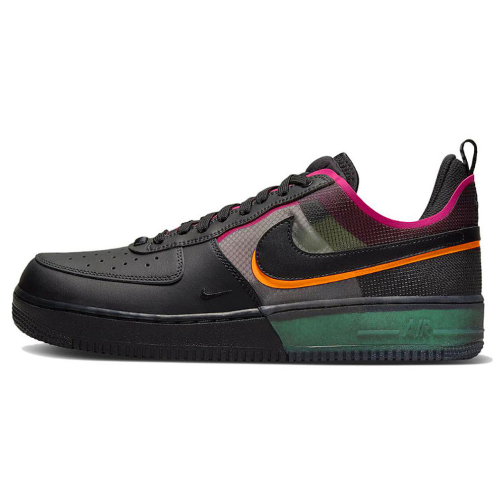 Nike Air Force 1 React Black Neon