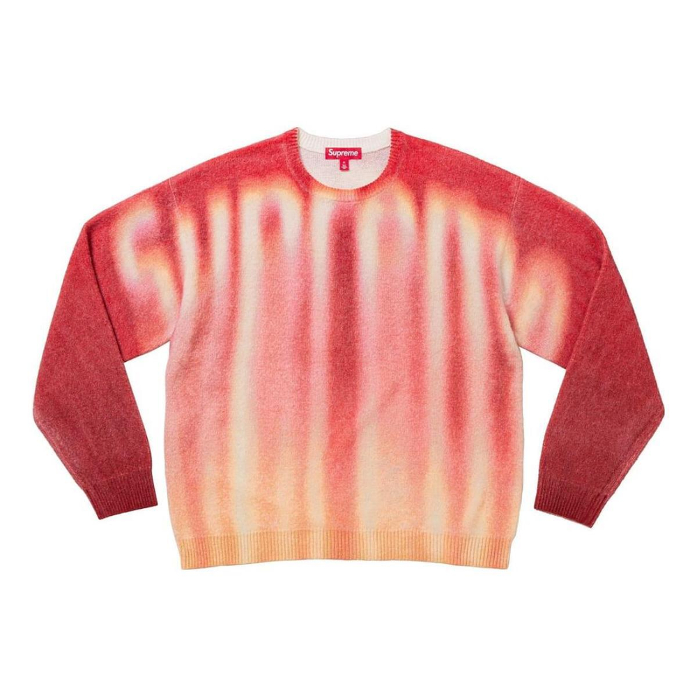 Supreme FW23 WEEK1 BLURRED LOGO SWEATER Logo