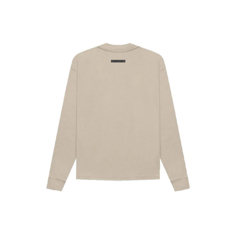 Fear of God Essentials FW21 Ls Tee String/Tan Logo T
