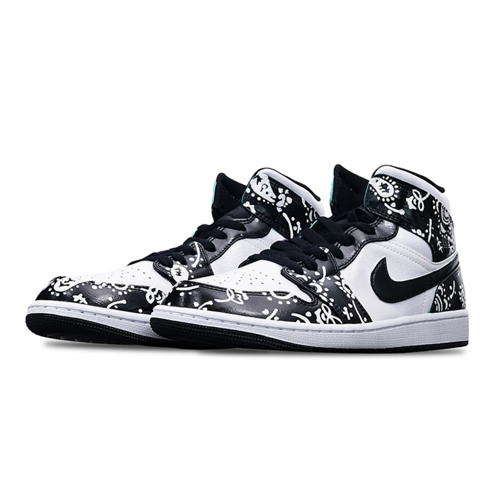 【 】 Jordan Air Jordan 1 Mid Island Green Vibe