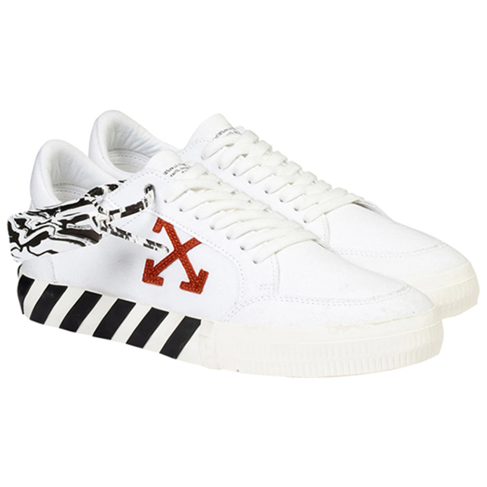 Low x OFF-WHITE Vulcanized Canvas Sneakers
