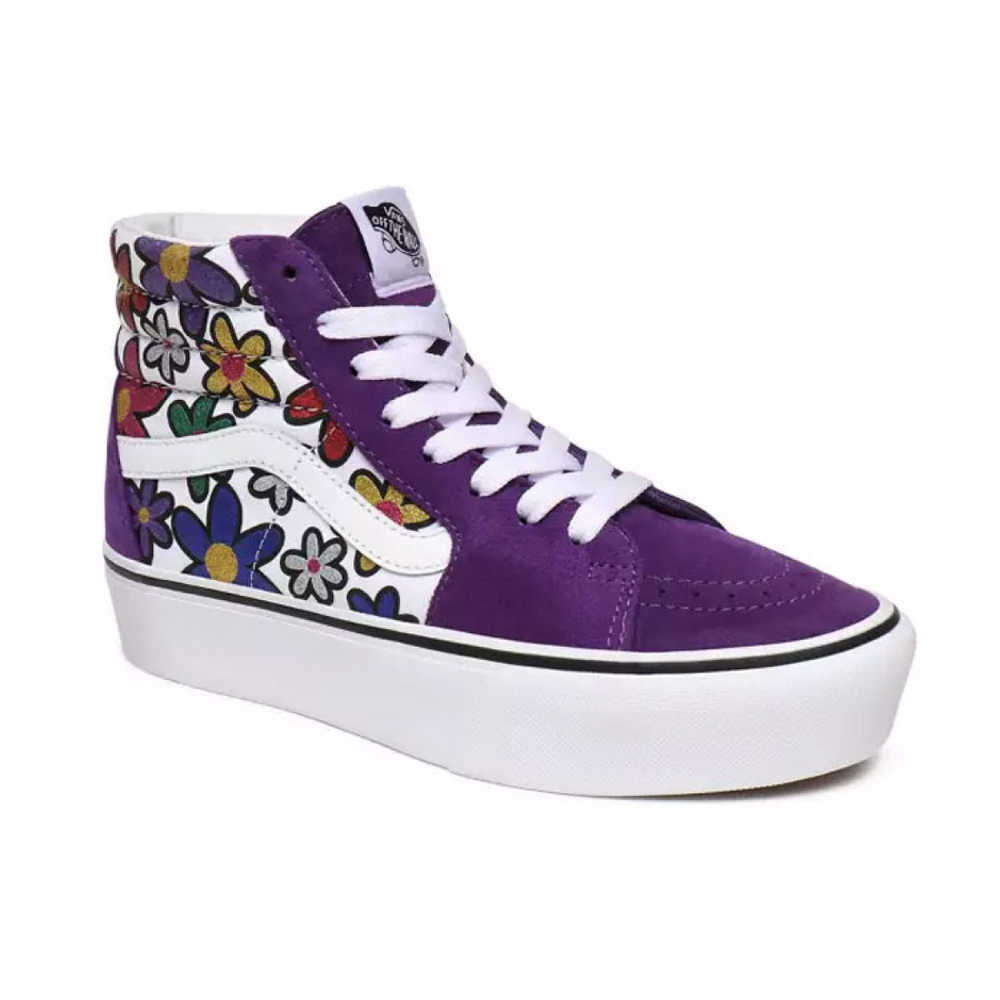 Vans SK8 Glitter Daisies Platform 2.0