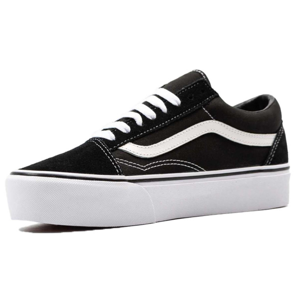 Vans Old Skool Platform Black White