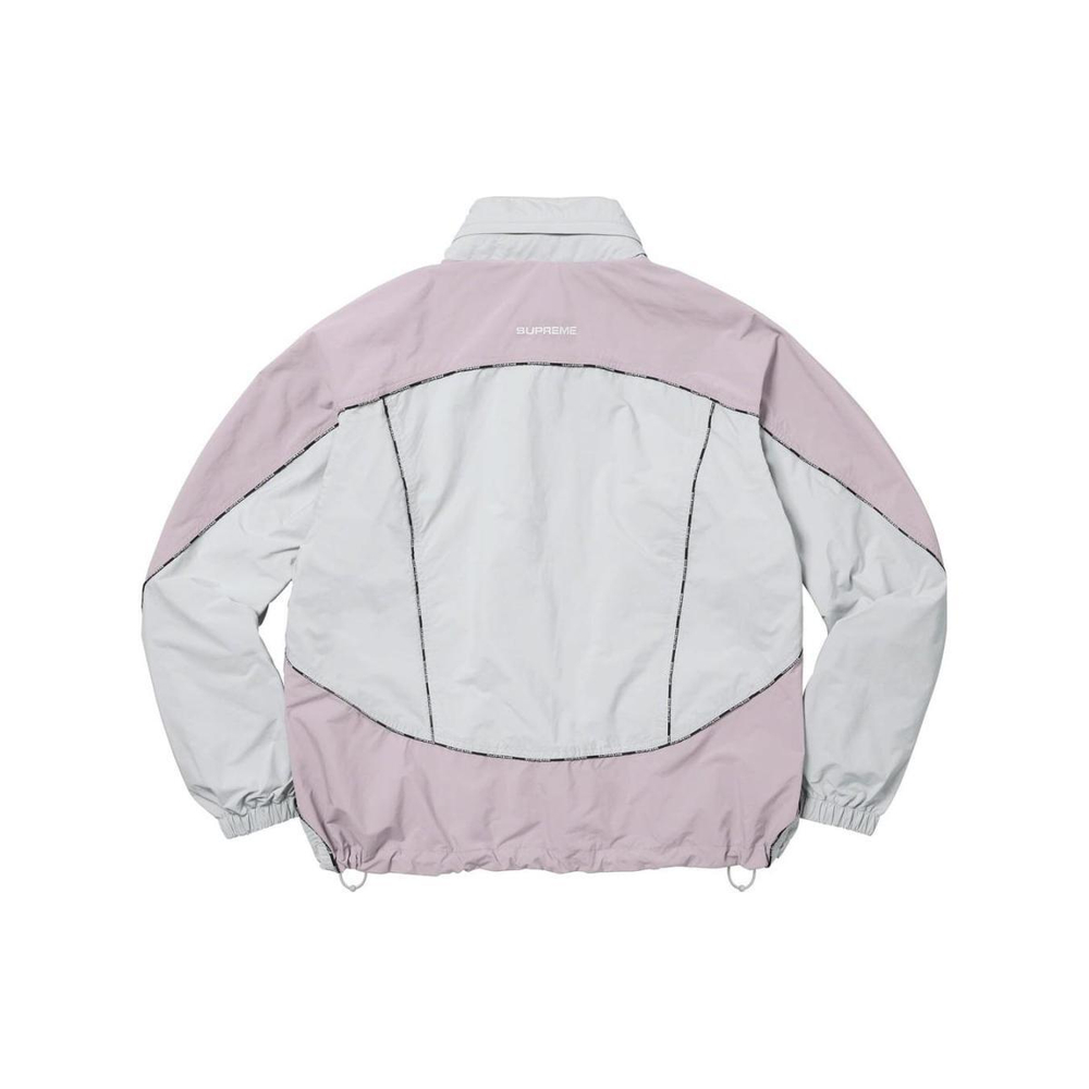 Supreme FW23 WEEK2 LOGO PIPING HOODED TRACK JACKET Logo