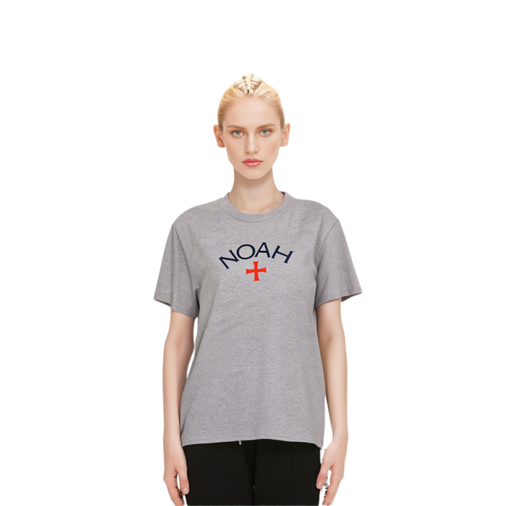 NOAH NYC Logo Tee Grey T