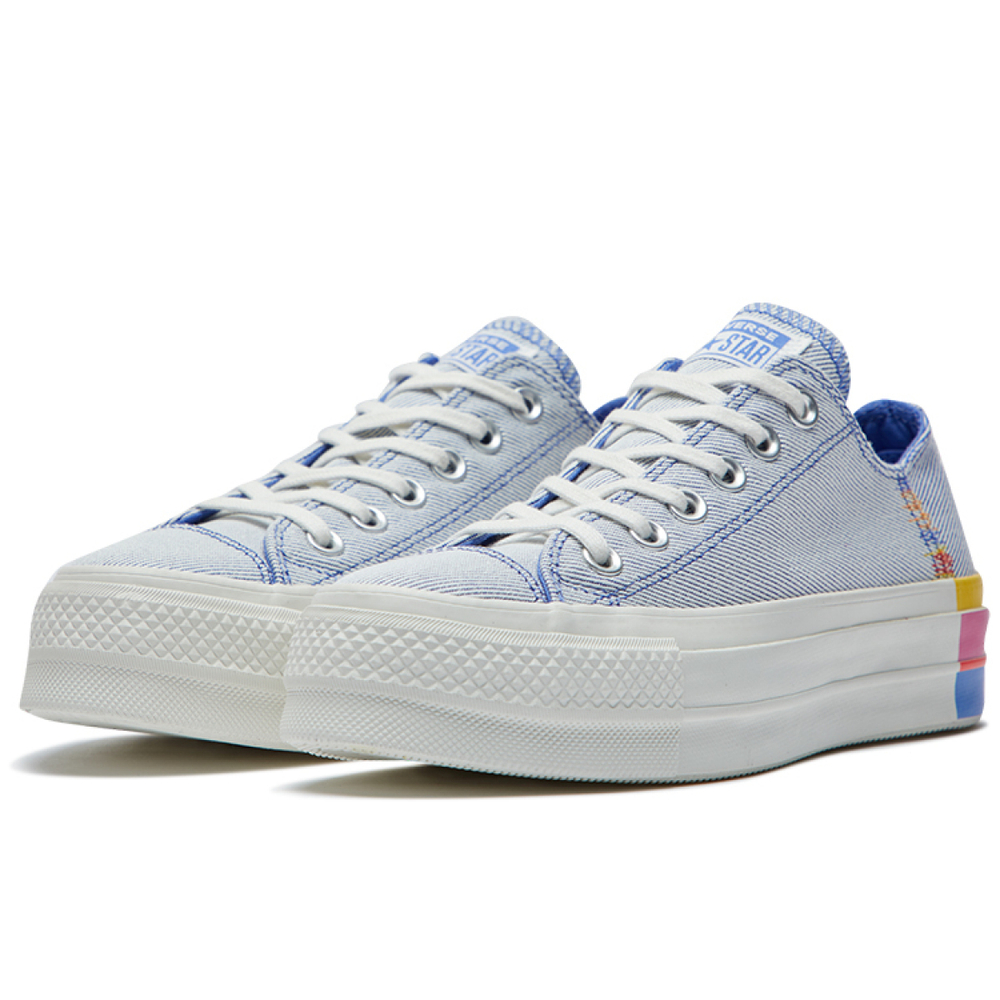 Converse Chuck Taylor All Star Rainbow Platform Low Top
