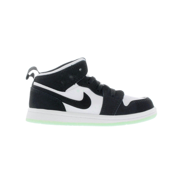 Jordan Air Jordan 1 Mid White Black Teal Tint