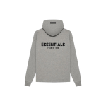 Fear of God Essentials SS22 Relaxed Hoodie Dark Oatmeal Logo