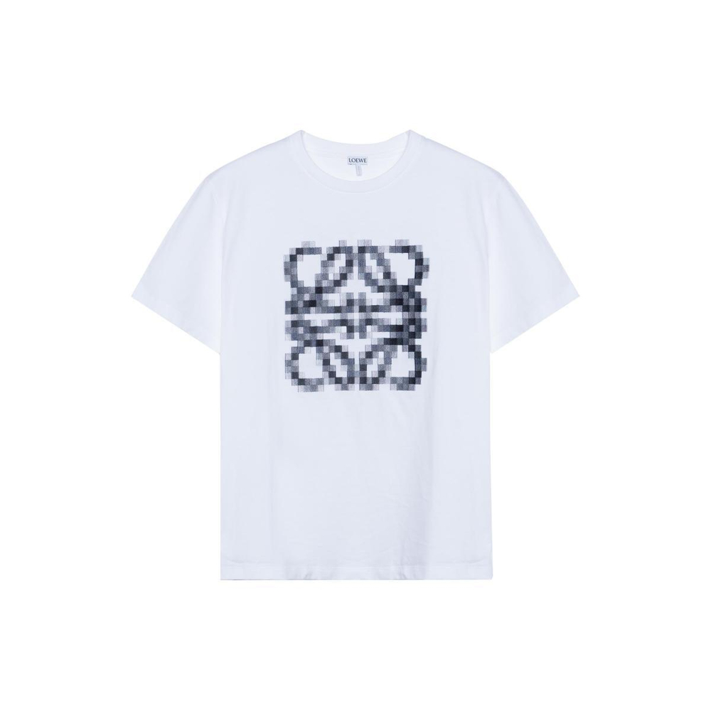 LOEWE SS23 Pixel Anagram-embroidered Logo T