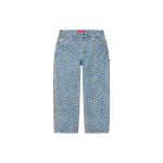 Supreme FW21 Week 5 Monogram Double Knee Denim Painter Pant