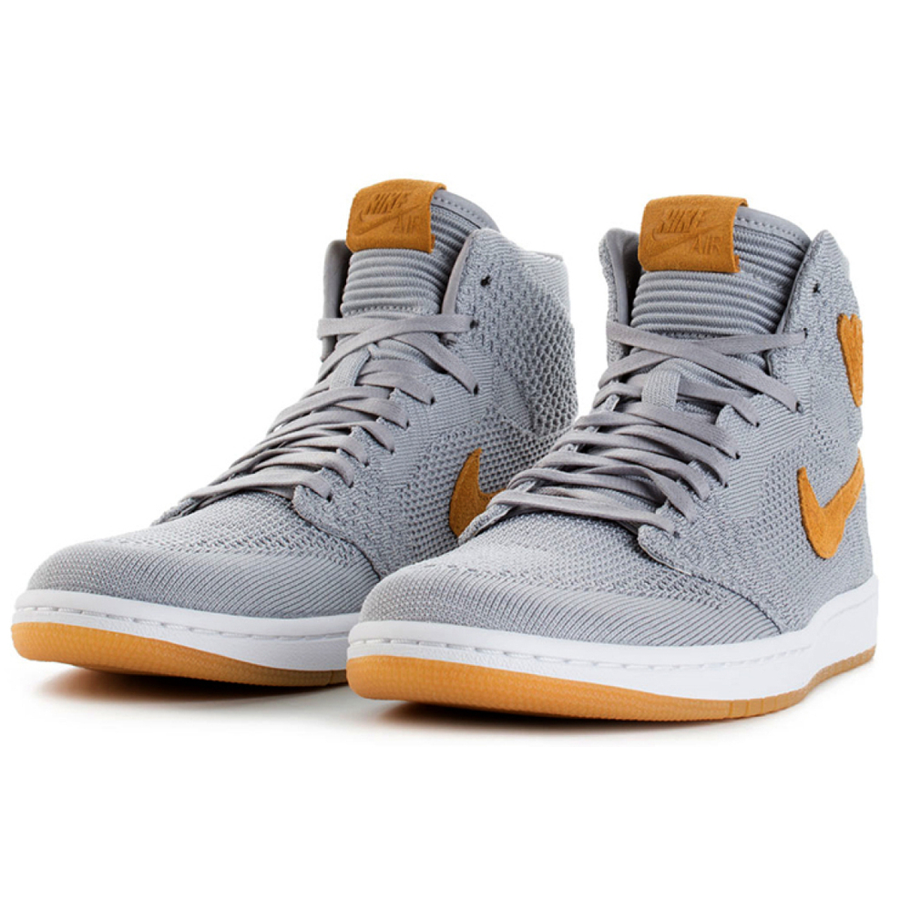 Jordan Air Jordan 1 Retro High Flyknit Wolf Grey