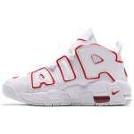 Nike Air More Uptempo White Varsity Red Outline"