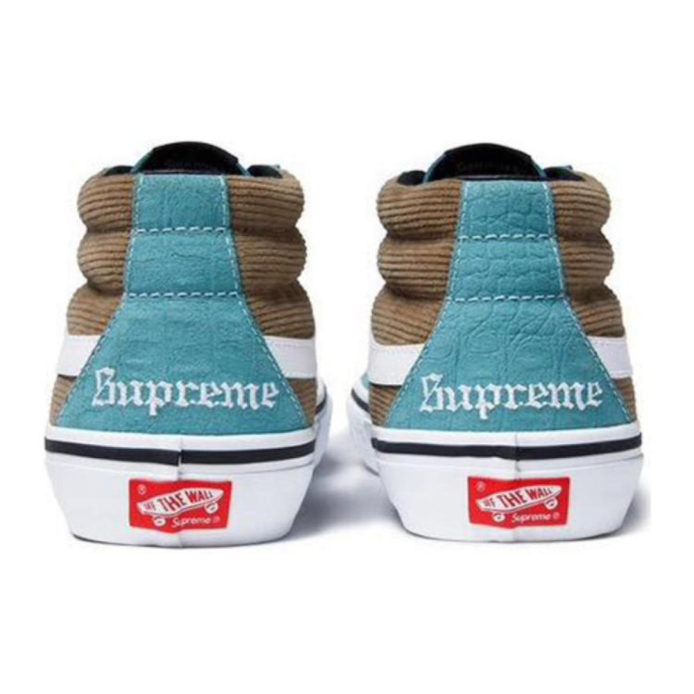 Supreme x Vans SK8 Croc Corduroy Light Brown