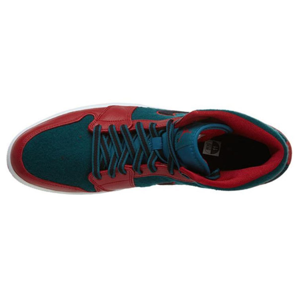 Jordan Air Jordan 1 Mid Gym Red/Black-Dark Sea