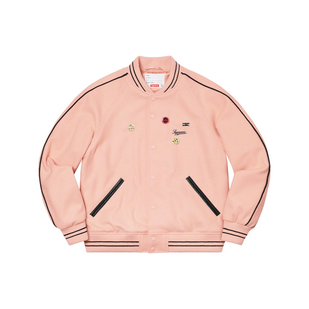 Supreme SS21 Week 11 x Jamie Reid It's All Bollocks Varsity Jacket