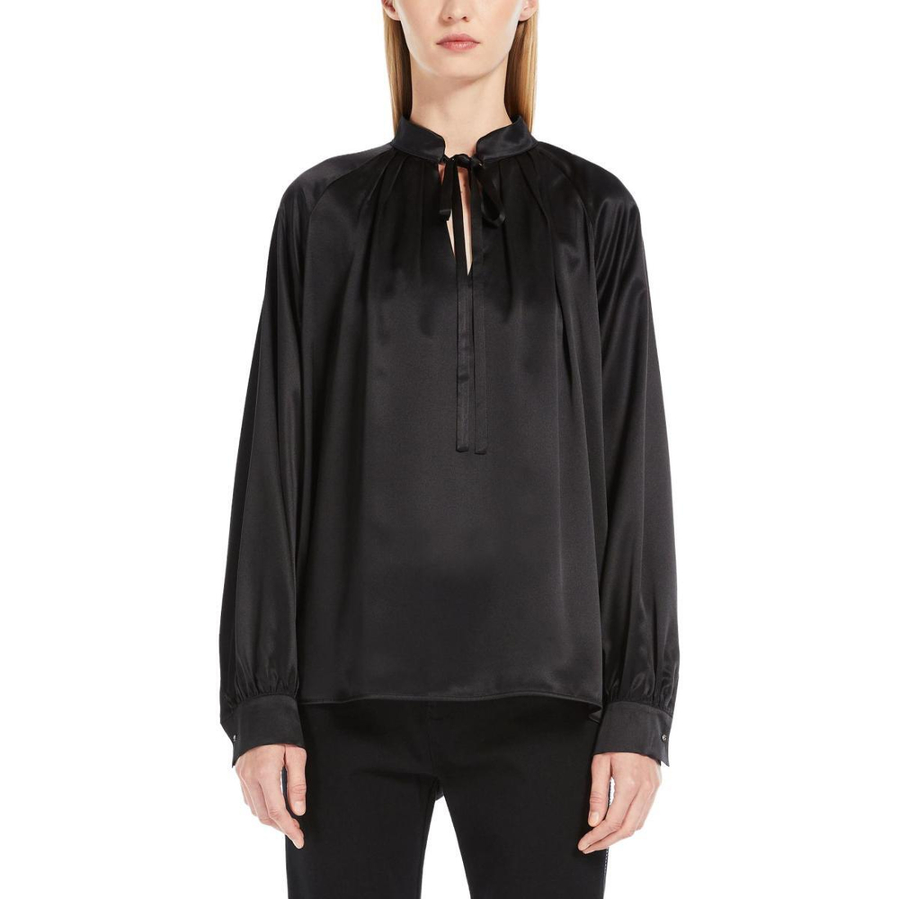 MaxMara Tamigi Silk Satin Shirt