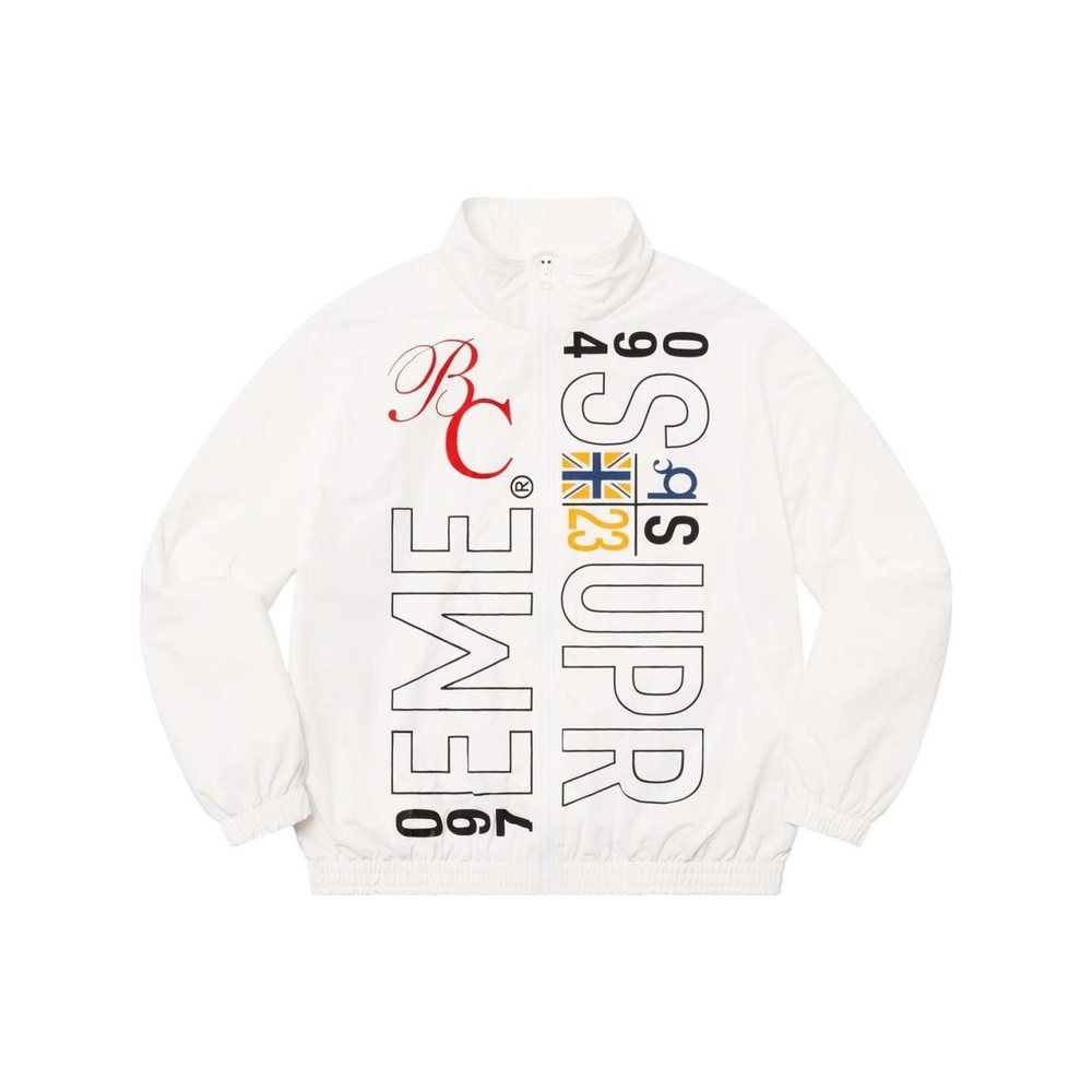 Supreme x BERNADETTE CORPORATION SS23 WEEK13 TRACK JACKET logo
