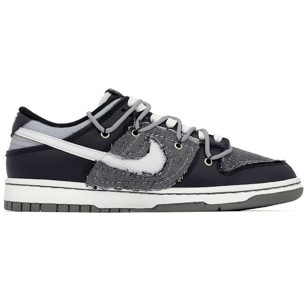 【 】 Nike Dunk Low retro prm "black and tumbled grey"