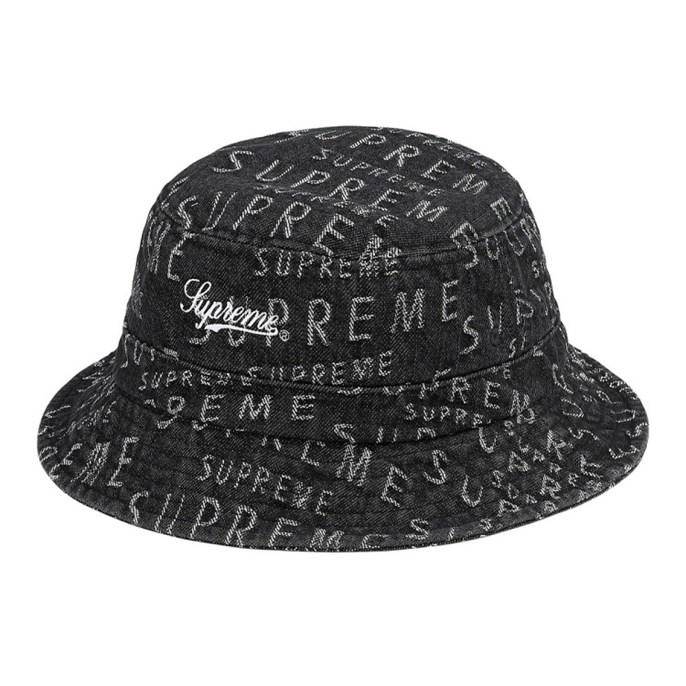 Supreme Week 17 Warp Jacquard Logos Denim Crusher