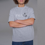 PALACE x Calvin Klein T-Shirt Light Grey Heather Logo T