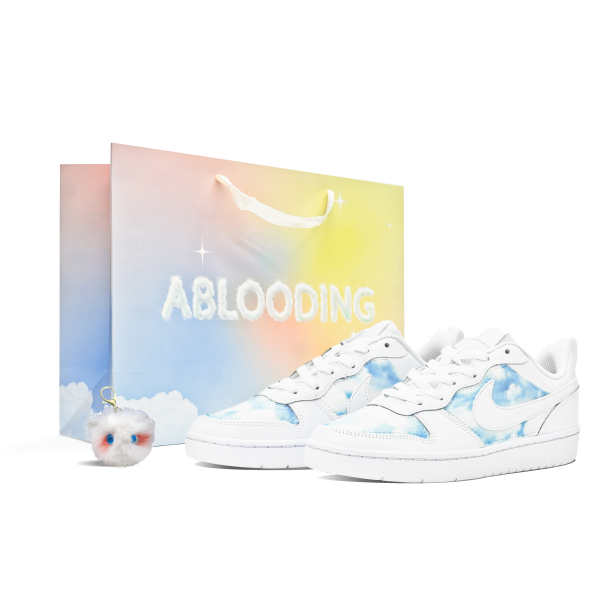 【 】 Nike Court Borough ABLOODING GS