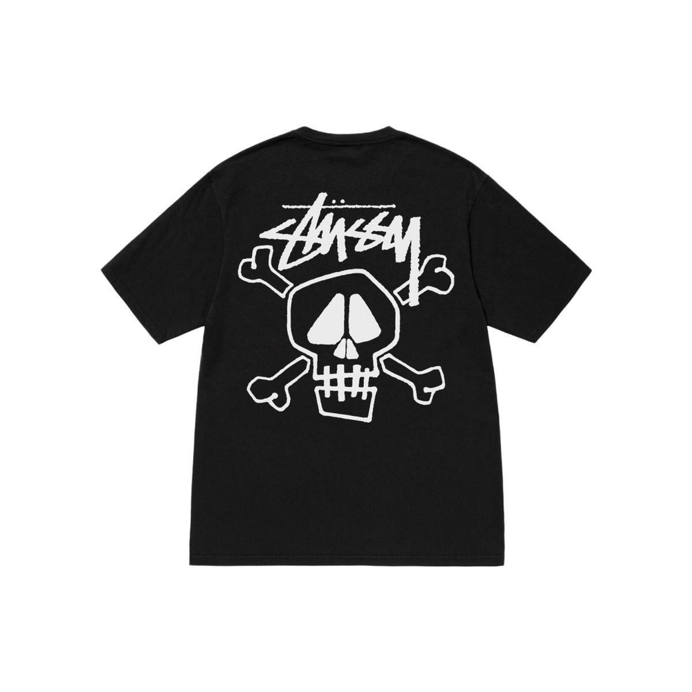 Stussy FW23 SKULL & BONES TEE PIGMENT DYED T