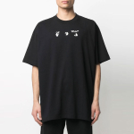 OFF-WHITE SS21 Peace Worldwide Logo T