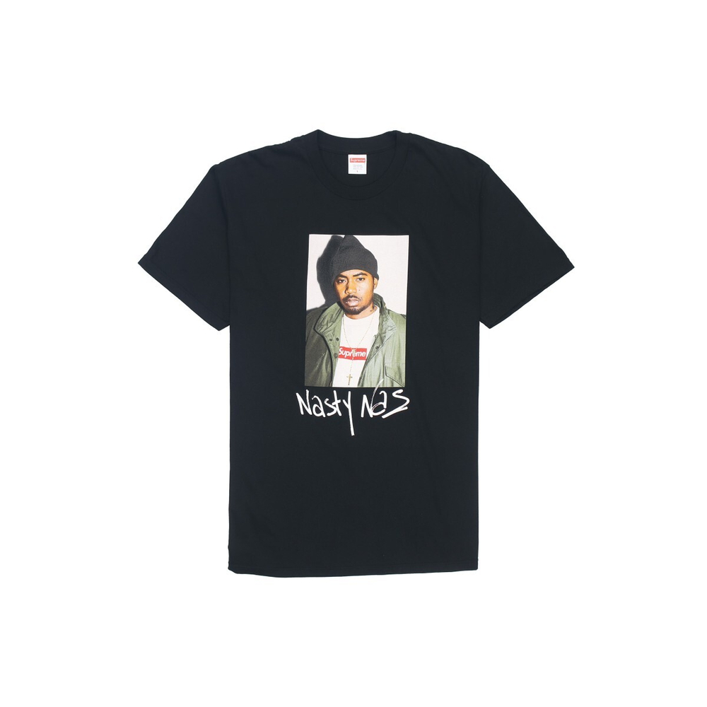 Supreme FW17 Nas Tee Black T