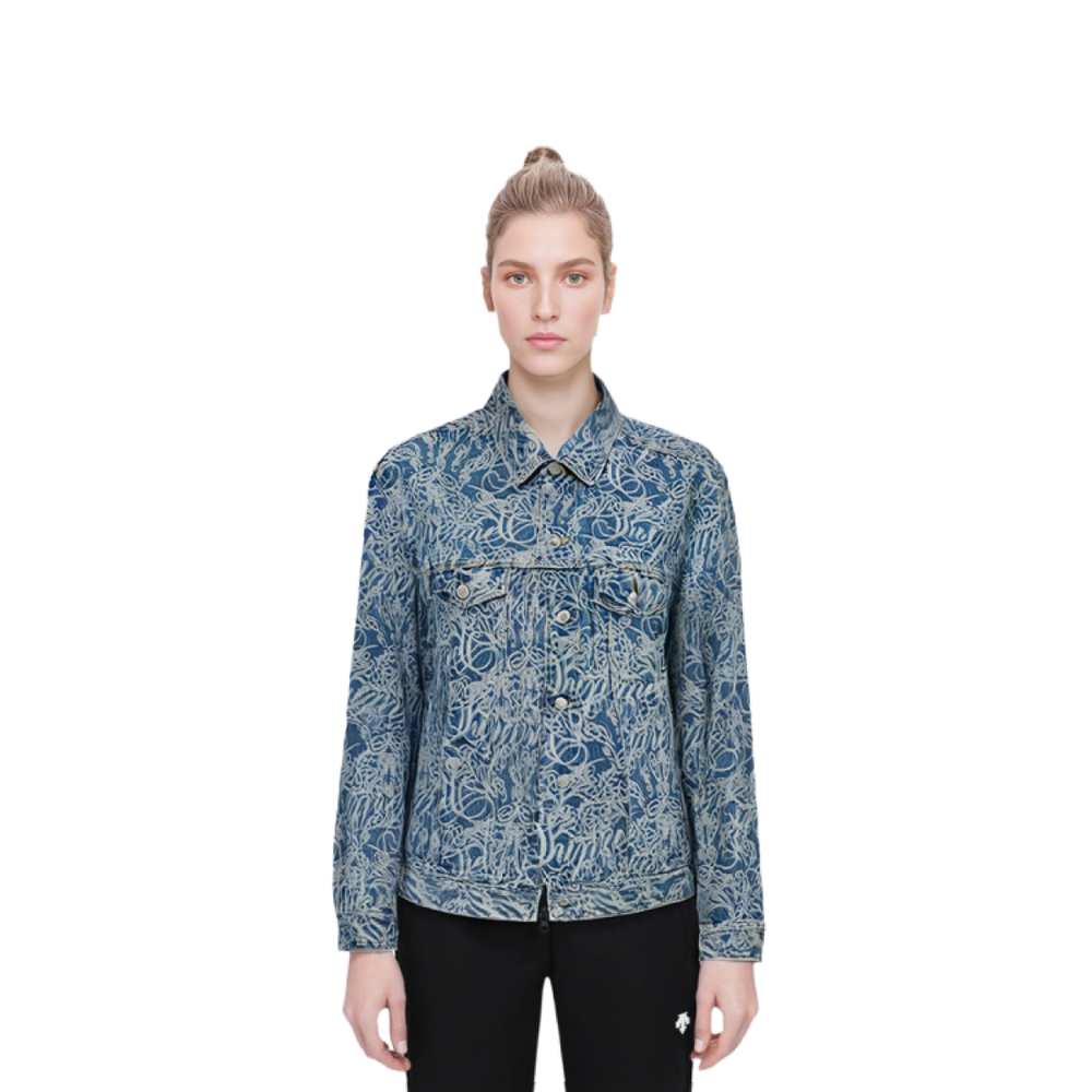 Supreme Supreme FW22 Week10 Script Jacquard Denim Trucker Jacket