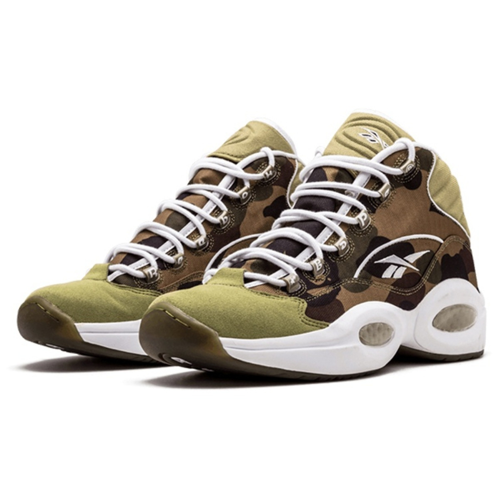Reebok Question Mid Mita X Bape 1st Camo