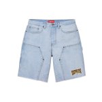 Supreme SS22 Week 17 Cutoff Double Knee Denim Painter Short Logo