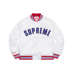 Supreme Week 8 x Mitchell & Ness Satin Varsity Jacket