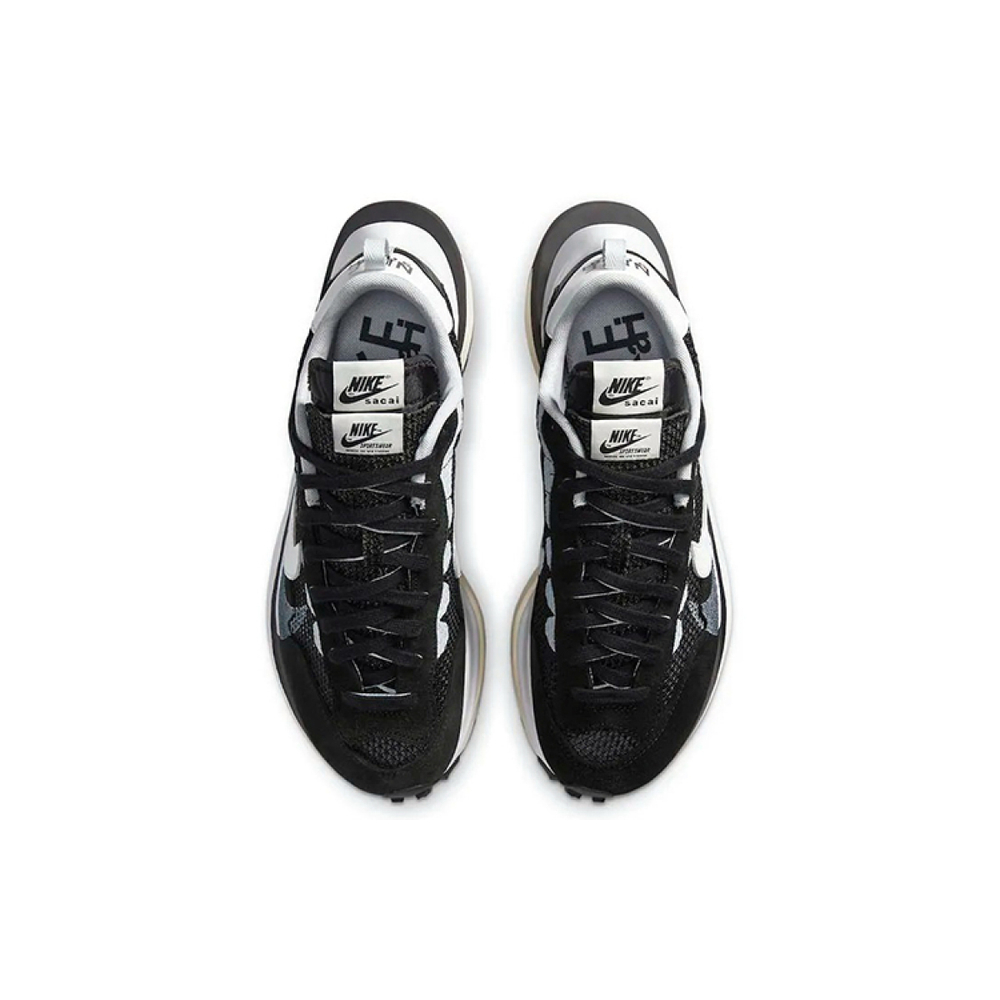 Sacai x Nike VaporWaffle black and white