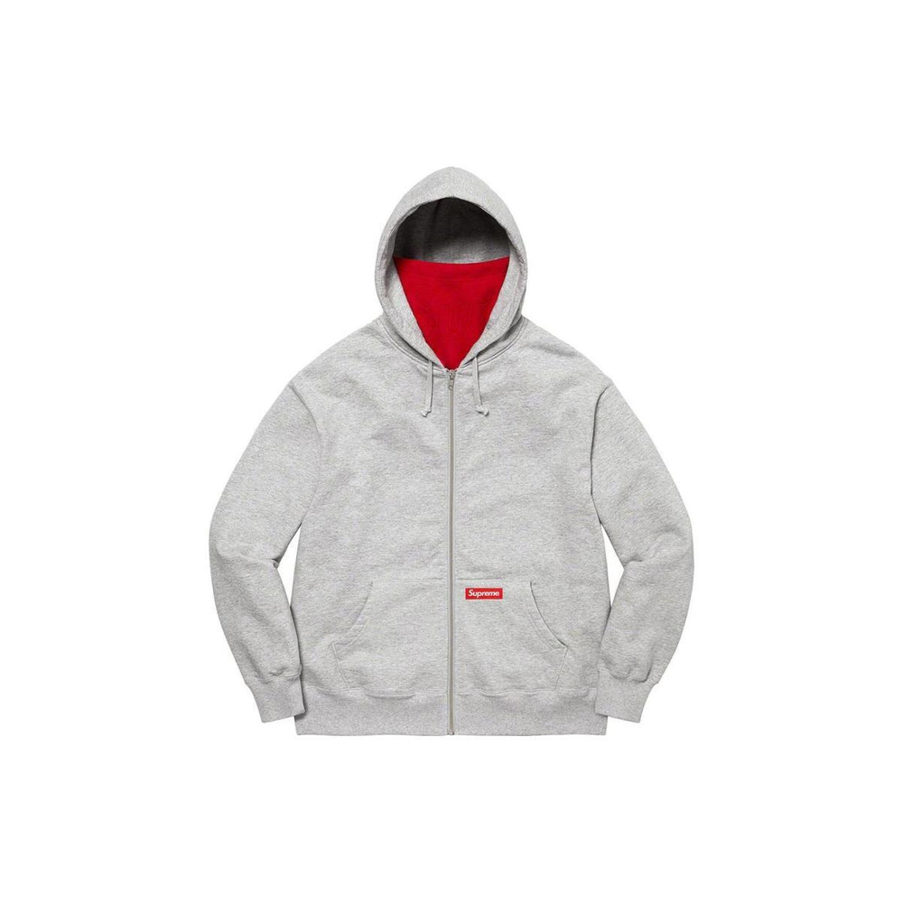 Supreme FW22 Week 19 Double Hood Facemask Zip Up Hooded Sweatshirt Logo
