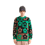 KENZO boke Flower Checkerboard Checked Jumper