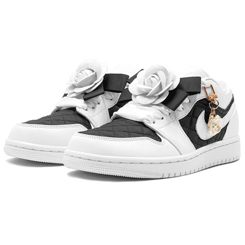 【 】 Jordan Air Jordan 1 Low Quilted "Triple White"