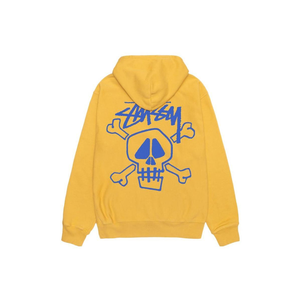 Stussy FW23 SKULL & BONES HOODIE PIGMENT DYED