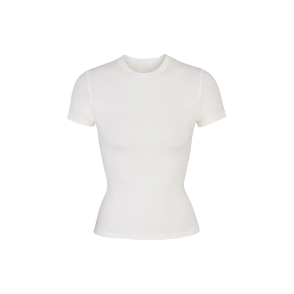 Skims COTTON JERSEY T-SHIRT T /MARBLE