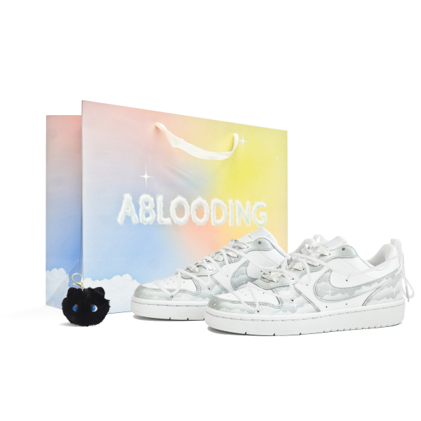 【 】Nike Court Borough ABLOODING GS
