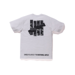 A BATHING APE x Undefeated Apehead Tee White T