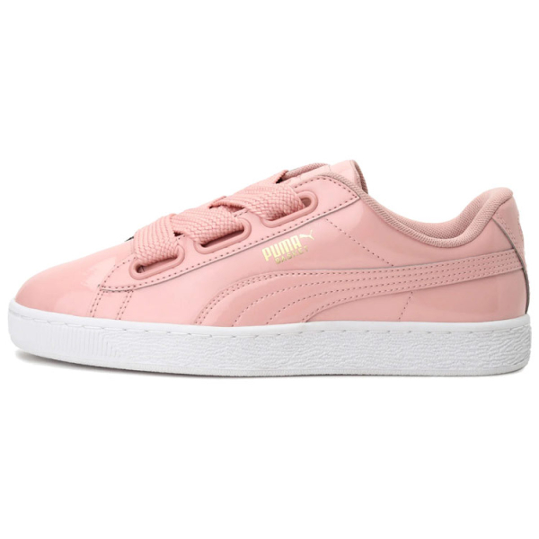 PUMA Basket Heart Patent Pink