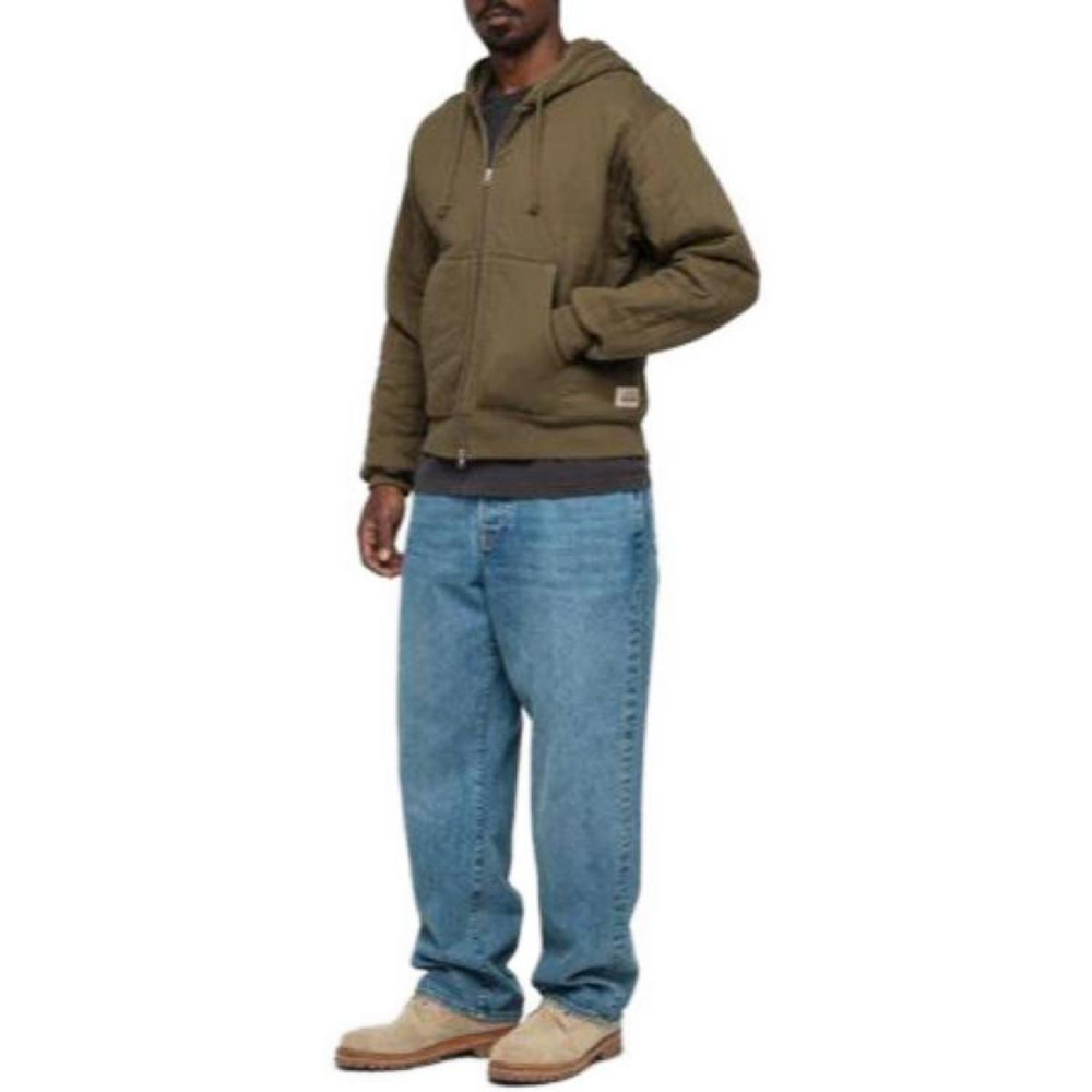 Stussy FW23 Vertical Quilted Zip Hoodie