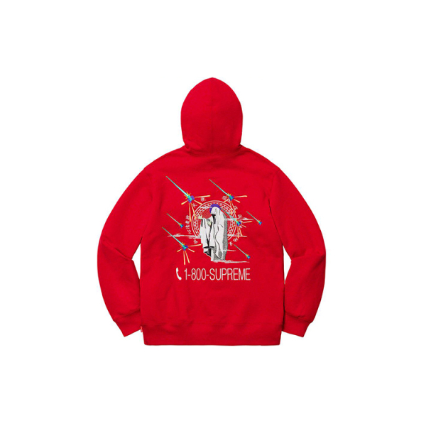 Supreme FW19 Week 6 1-800 Hooded Sweatshirt