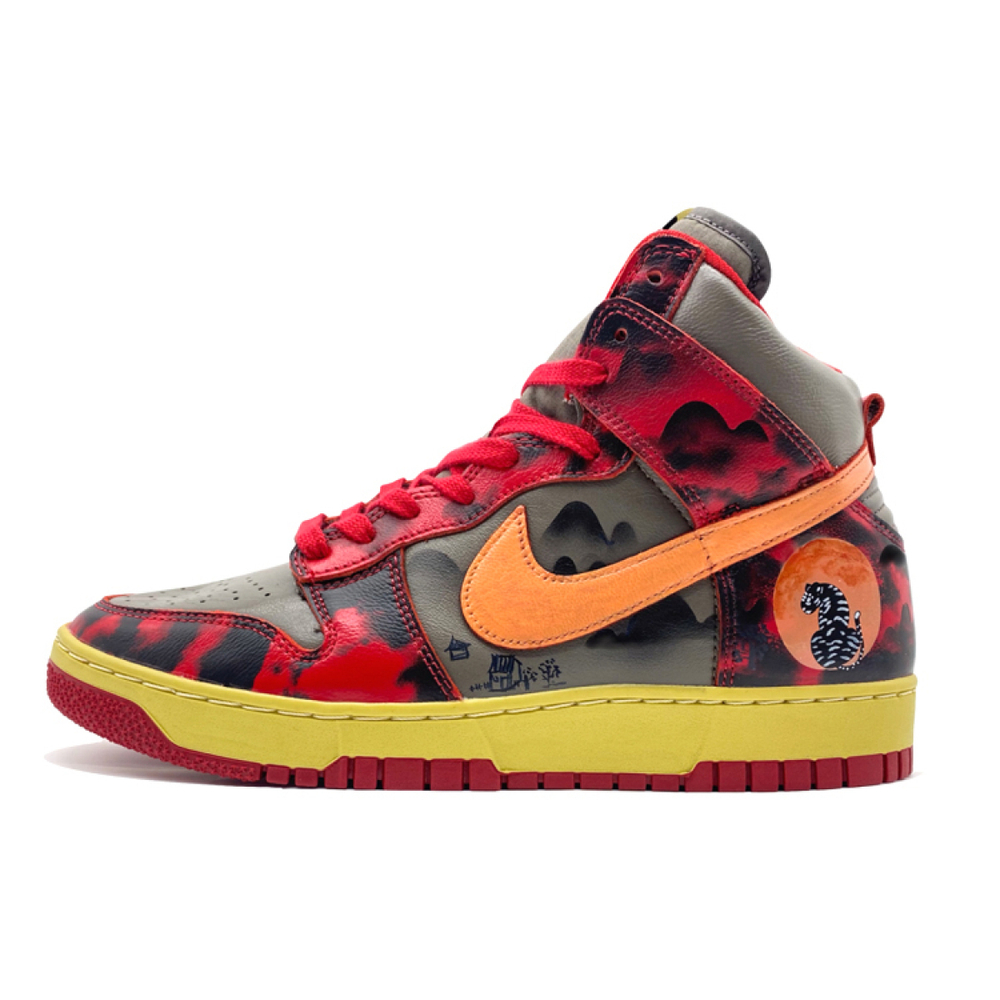 【 】 Nike Dunk "Red Camo Acid Wash"