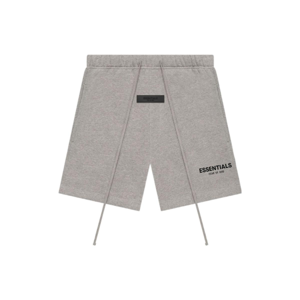 Fear of God Essentials SS22 Sweatshort Dark Oatmeal Logo