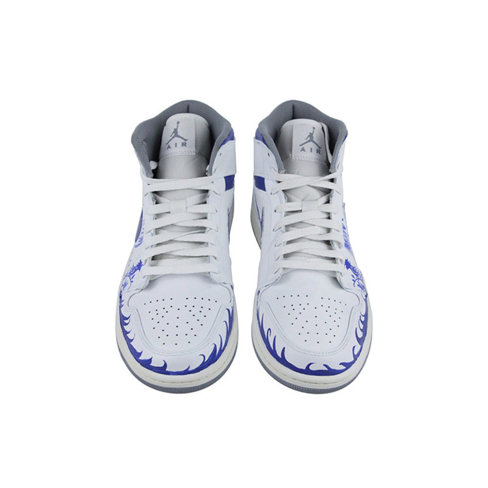 【 】 Jordan Air Jordan 1 Mid Vintage Grey