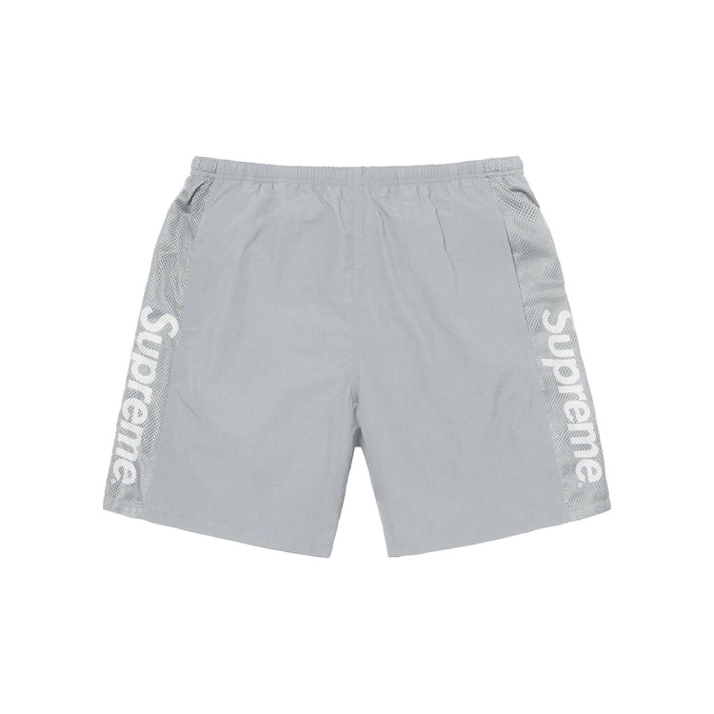 Supreme Week 18 Mesh Panel Water Short Logo